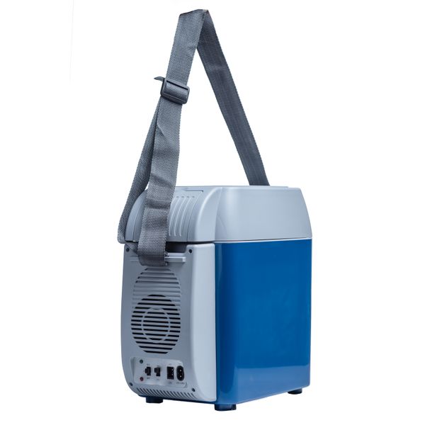 Portable Car 7.5L Electronic Warming And Cooling Cooler Box - Blue