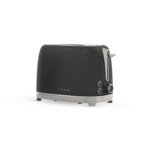 ríva Stainless Steel 2-slice Toaster - Matt Black