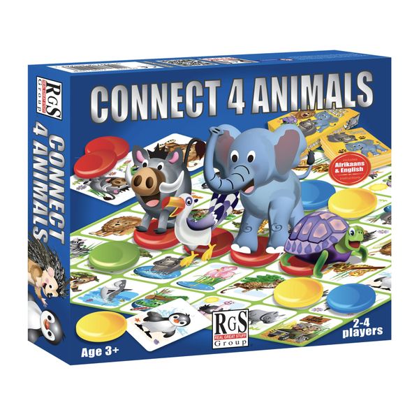RGS Group Connect 4 Animals Family Game