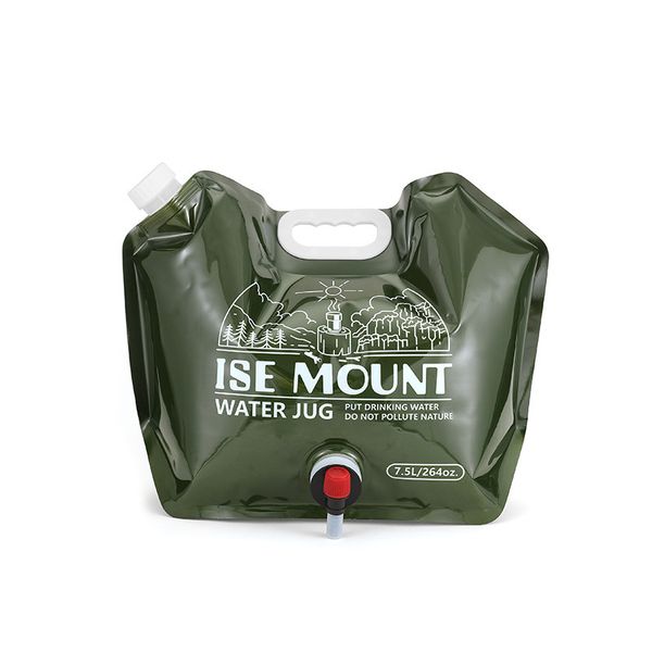 7.5L Foldable Water Storage Bag with Tap,Portable Food-Grade Leak-Proof