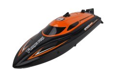 RC Leading R/C 30km/h 2.4GHz Brushed Speed Boat - Orange/Black - 30cm Long