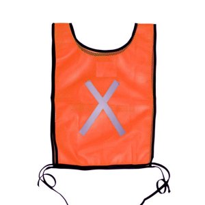 Pioneer Safety Bib Reflective Fluorescent Orange