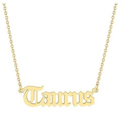 Taurus Horoscope Birth Star Sign Zodiac Astrology Necklace Birthday Gift