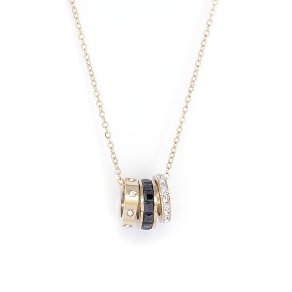 Cazabella Stainless Steel Rose Gold Necklace