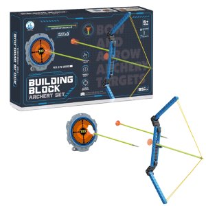 DIY Building Block Archery Set - 85 Piece Kids Toy