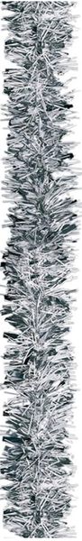 Indoor 2m Shiny Tinsel - Silver