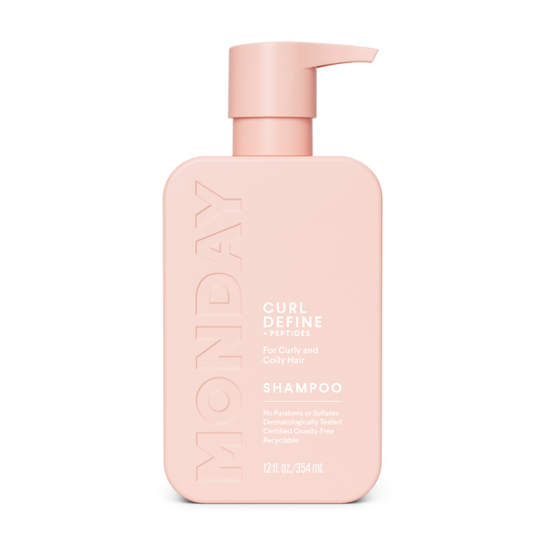 MONDAY CURL DEFINE Shampoo with Peptides for Curly &amp; Coily Hair 354ml