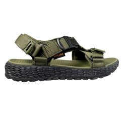 Bronx Brooklyn Casual Olive Hook And Loop Sandal - Comfortable Summer Footwear