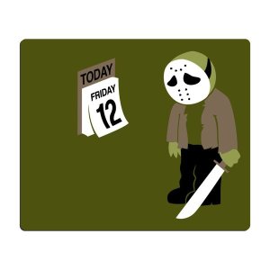 Green Masked Guy Mouse Pad