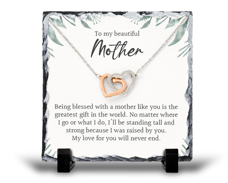 To The Beautiful Mother Wedding Bride Groom v1 Gift Rock Slate