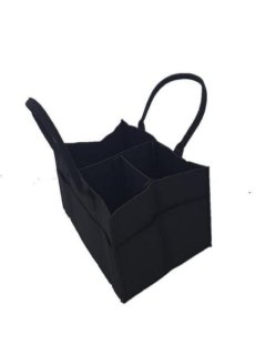 Baby Diaper Nappy Organizer - Black