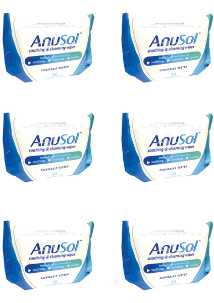 Anusol Medicated Cleansing Wipes 30 x6
