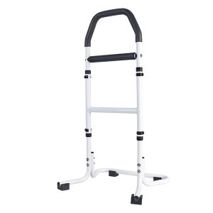 Standing Aid Height Adjustable Non-Slip Base Aluminium Alloy Stand Rail