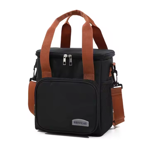 Brivilas Waterproof Hot or Cold Lunch Cooler Bag with Strap