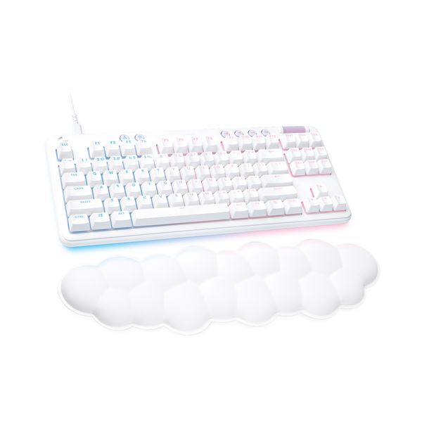 Logitech G713 Wired Gaming Tactile Keyboard - White Mist