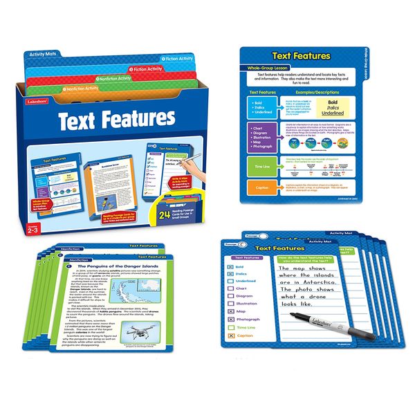 Text Features Finding Evidence Kit - Gr. 2-3