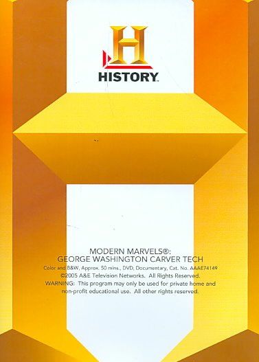Modern Marvels:George Washington Carv - (Region 1 Import DVD)