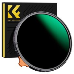 K&amp;F 62mm ND3-1000 (VND) Variable ND Filter 1.5-10 Stops Nano-X | KF01.2008