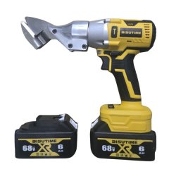 Cordless Sheet Metal Cutter - Metal Sheet of Up to 1.8mm - with 2 Batteries