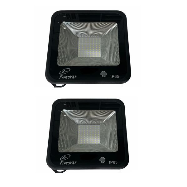 2 Pack - 50w Day Night Sensor Floodlight