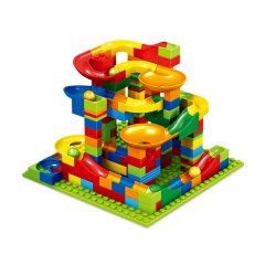 Kids Educational Marble Puzzle Race Track Building Blocks Set - 168pcs