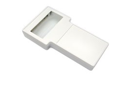 1592ETCDGY T-Display Handheld ABS Enclosure with Display Insert - Grey