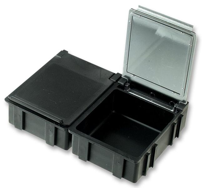 (SMD-BOX N3-6-6-10-1 LS) SMD Box, Dissipative Plastic, Conductive