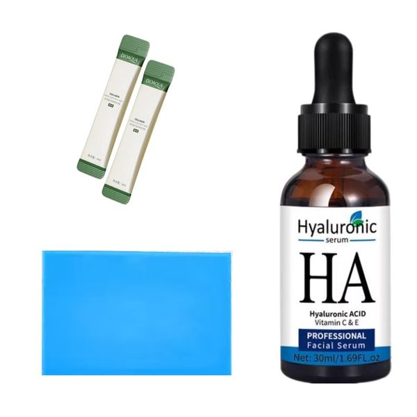 Hyaluronic Acid Serum Soap, Hyaluronic Acid Face Serum &amp; Night Gel Masks