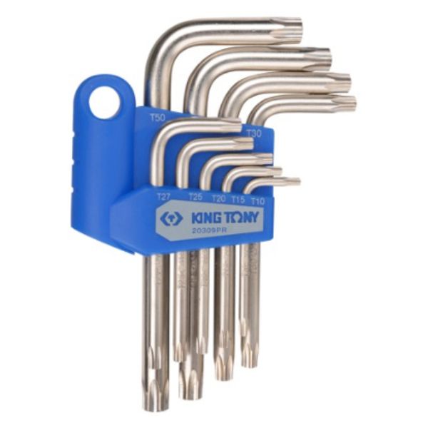 Torx Key Set 9 Piece L Type T10-T50 - 2 Pack