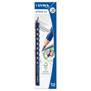 Lyra Groove Slim 12 HB Graphite Pencils