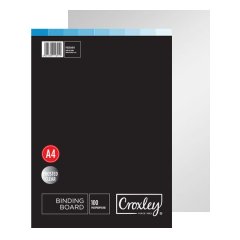 Croxley Frosted A4 Binding Covers - Clear (100 Pack)