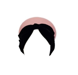 Luxury Woman's Pillbox Hat - Pink with Ribbon
