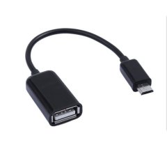 USB Male to USB 2.0 Female OTG Host Cable (Micro)