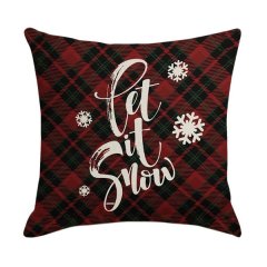 Christmas Gift Home Decor Linen Pillow Cases for Sofa Car 45X45cm