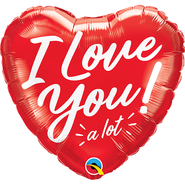 Qualatex 18 Inch Foil I Love You A Lot Balloon