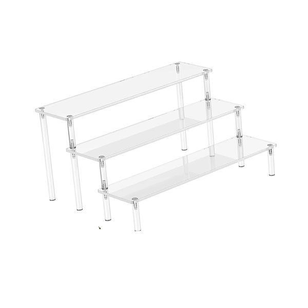3 Tier Perfume Organizer Stand Clear Cupcake Stand Holder