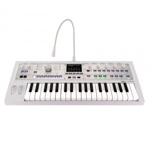 Korg microKORG 2 Advanced Synthesizer and Vocoder [Metallic White ]