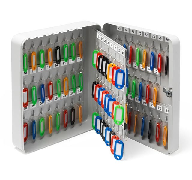 Key Cabinet Lockable Holds 93 Keys