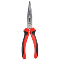 Cooper Long Nose Plier 200Mm - Molded Grips- Crv -8" - 2 Pack