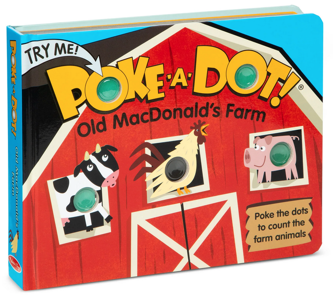 Melissa &amp; Doug Poke-A-Dot Interactive Book - Old MacDonald's Farm