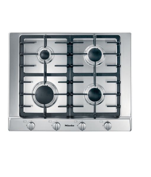Miele 65cm Stainless steel gas hob