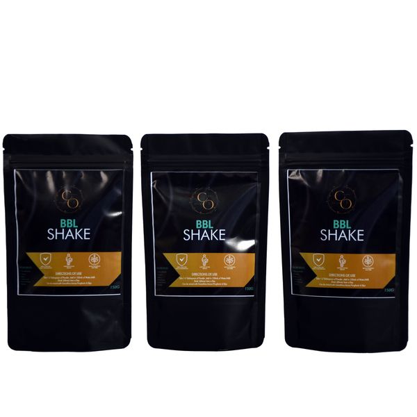 Candy Organic BBL Shake 150g x 3 - (Natural Butt Lift &amp; Body Toning)