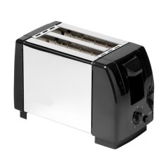 2 Slice Electric Toaster - Black