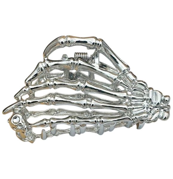Skeleton Themed Hair Claw Clip