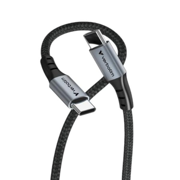 Verbatim Sync &amp; Charge Usb C To Usb C 100W 120 Cm