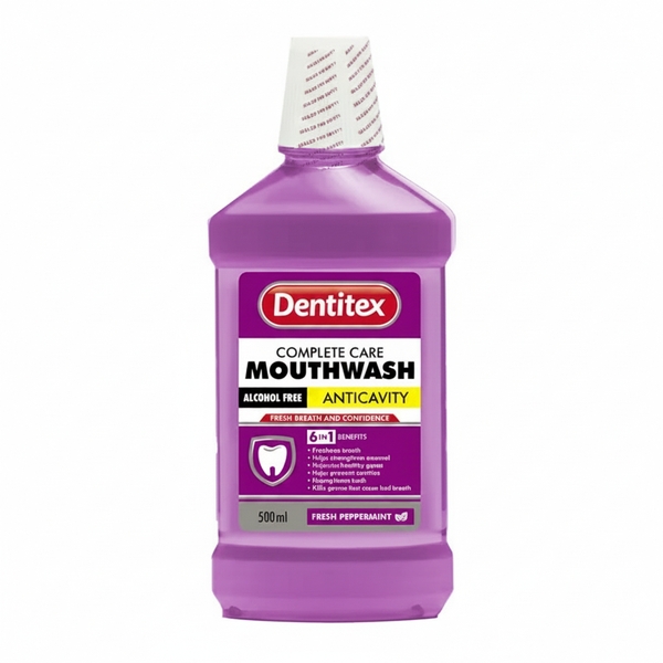 Dentitex Alcohol-Free Mouthwash Fresh Peppermint 500ml
