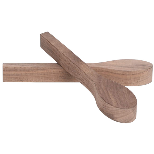 2 Pack Wood Carving Spoon Blank Walnut Kit For Beginner Kids