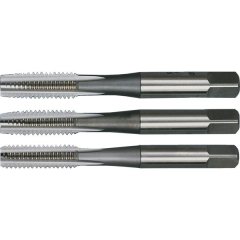5/8"x11 UNC HSS Ground Thread Straight Flute Tap Set