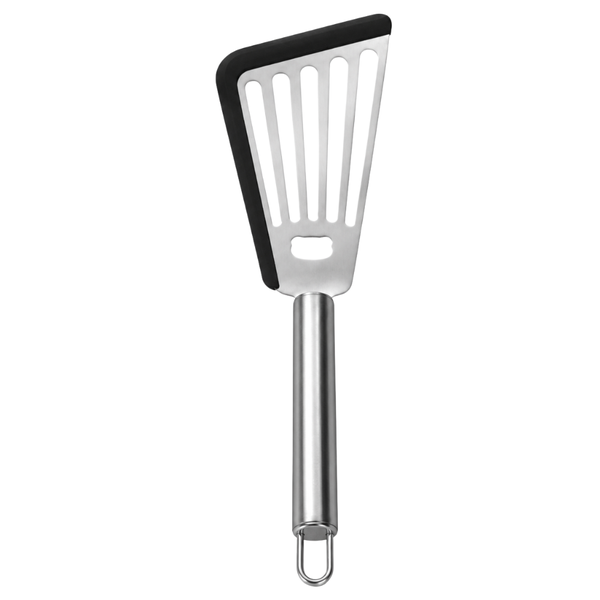 Stainless Steel Fish Turner Spatula - 31 cm Slotted Kitchen Turner