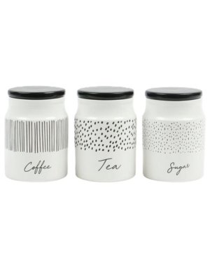 Storage Canisters - Etched Detail - Set of 3